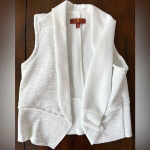 Girls 2T soft fleece sweatshirt material vest